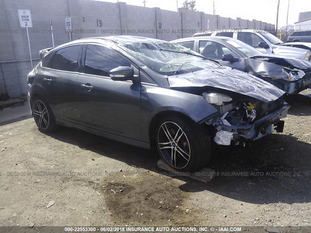 1FADP3L99HL348243 - 2017 FORD FOCUS ST GRAY photo 1