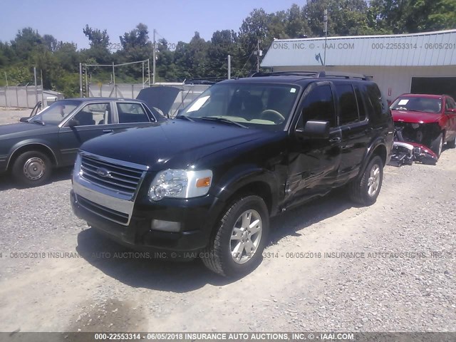 1FMEU63E27UB78513 - 2007 FORD EXPLORER XLT BLACK photo 2