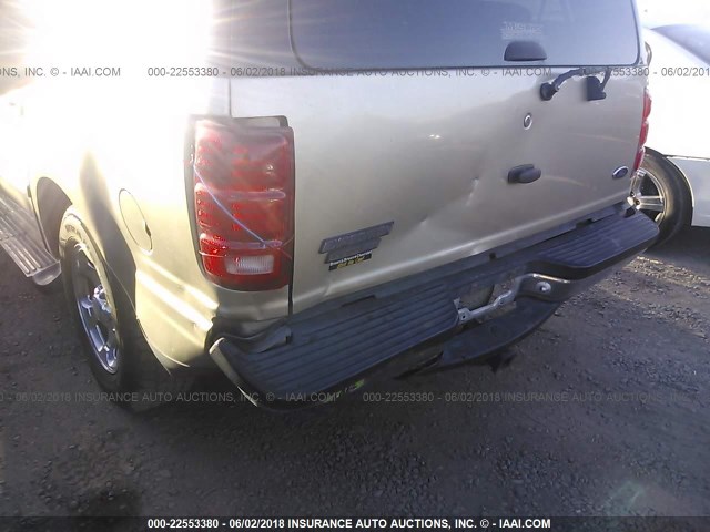 1FMRU1562YLB80263 - 2000 FORD EXPEDITION XLT GOLD photo 6