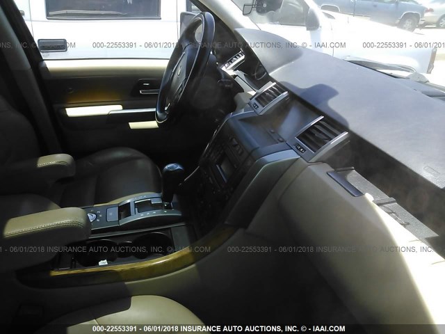 SALSK25457A986147 - 2007 LAND ROVER RANGE ROVER SPORT HSE SILVER photo 5