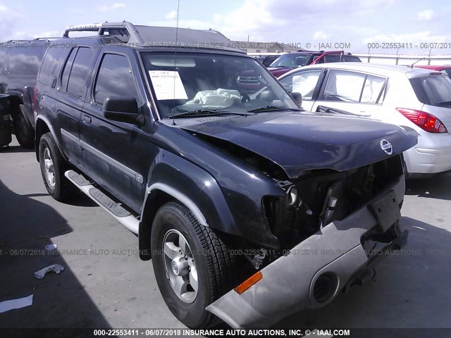 5N1ED28T34C629420 - 2004 NISSAN XTERRA XE/SE BLACK photo 1