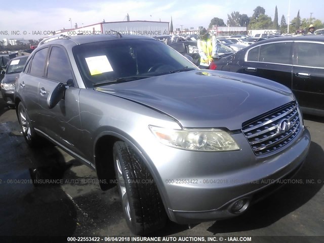 JNRBS08WX4X403038 - 2004 INFINITI FX45 GRAY photo 1