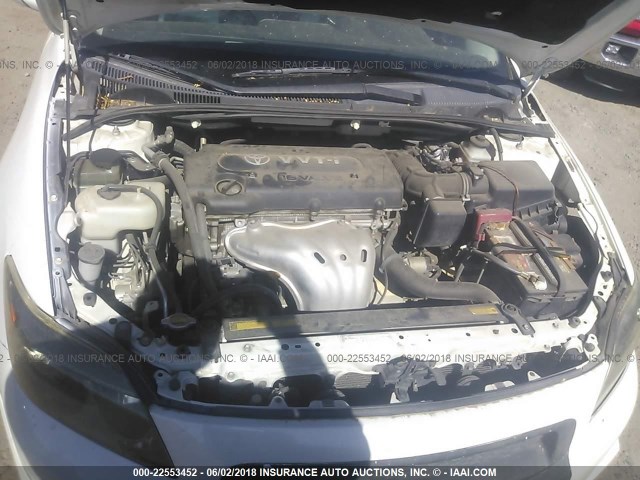 JTKDE177470201558 - 2007 TOYOTA SCION TC 白色 照片 10