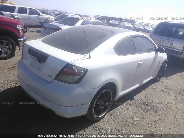 JTKDE177470201558 - 2007 TOYOTA SCION TC 白色 照片 4