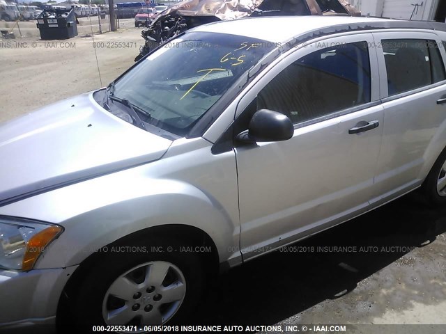 1B3HB28B38D671733 - 2008 DODGE CALIBER SILVER photo 6