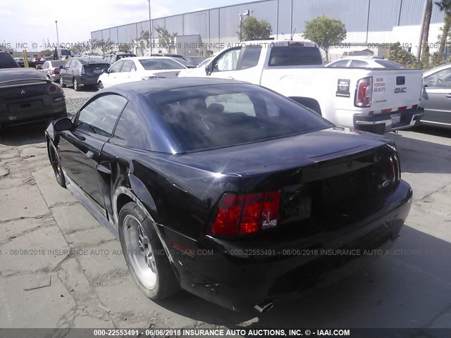 1FAFP42R53F378282 - 2003 FORD MUSTANG MACH I Dark Blue photo 3