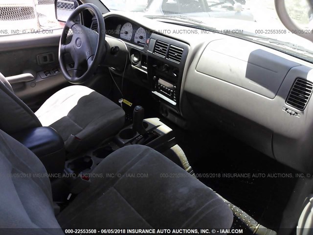 5TEGN92N04Z445275 - 2004 TOYOTA TACOMA DOUBLE CAB PRERUNNER SILVER photo 5