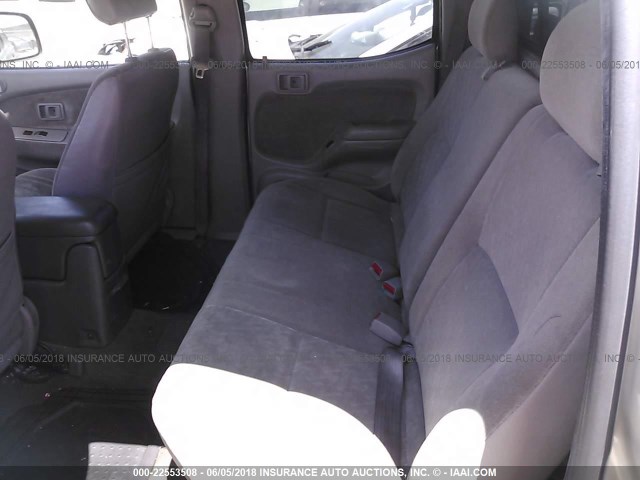 5TEGN92N04Z445275 - 2004 TOYOTA TACOMA DOUBLE CAB PRERUNNER SILVER photo 8