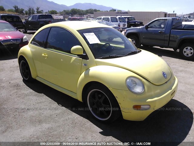 3VWBC21C4XM454051 - 1999 VOLKSWAGEN NEW BEETLE GL 黄色 照片 1