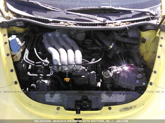 3VWBC21C4XM454051 - 1999 VOLKSWAGEN NEW BEETLE GL 黄色 照片 10