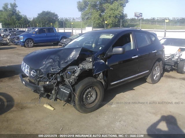 JN8AS5MT1DW529755 - 2013 NISSAN ROGUE S/SV Սև լուսանկար 2