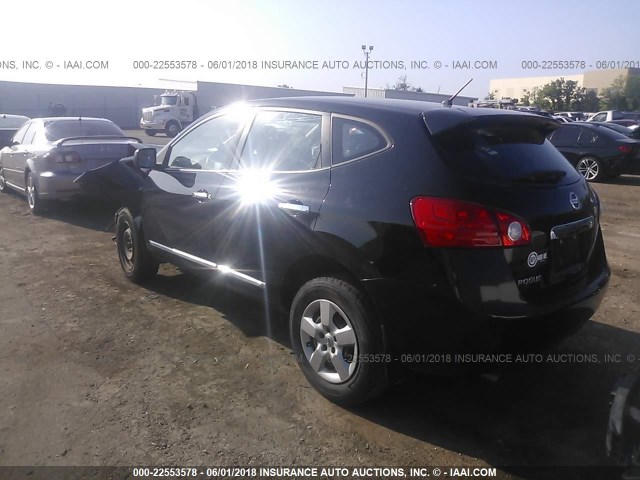 JN8AS5MT1DW529755 - 2013 NISSAN ROGUE S/SV Սև լուսանկար 3