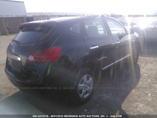 JN8AS5MT1DW529755 - 2013 NISSAN ROGUE S/SV Սև լուսանկար 4