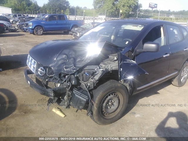 JN8AS5MT1DW529755 - 2013 NISSAN ROGUE S/SV Սև լուսանկար 6
