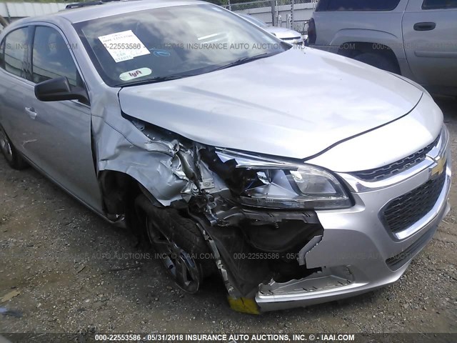 1G11B5SL6EF182478 - 2014 CHEVROLET MALIBU LS Gümüş foto 6