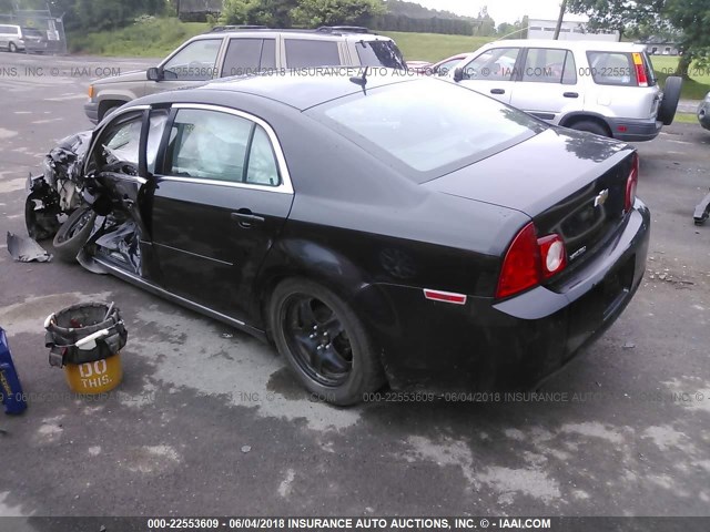 1G1ZH57B39F121869 - 2009 CHEVROLET MALIBU 1LT 黑色 照片 3