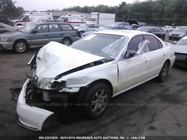 19UUA5669YA015353 - 2000 ACURA 3.2TL WHITE photo 2