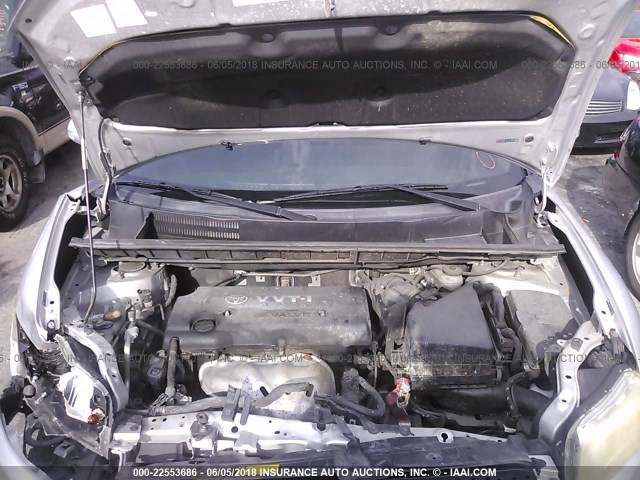 JTLKE50E281023356 - 2008 TOYOTA SCION XB ვერცხლისფერი ფოტო 10