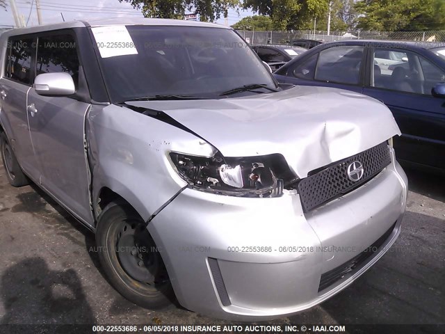 JTLKE50E281023356 - 2008 TOYOTA SCION XB ვერცხლისფერი ფოტო 6