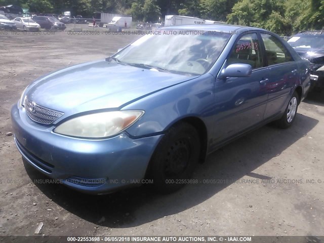 4T1BE32K73U665089 - 2003 TOYOTA CAMRY LE/XLE/SE 浅蓝色 照片 2