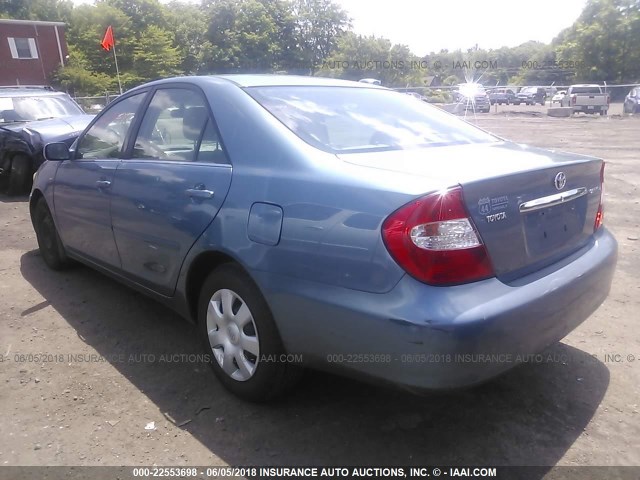 4T1BE32K73U665089 - 2003 TOYOTA CAMRY LE/XLE/SE 浅蓝色 照片 3