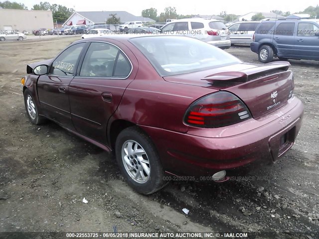 1G2NF52E23C309079 - 2003 PONTIAC GRAND AM SE1 RED photo 3