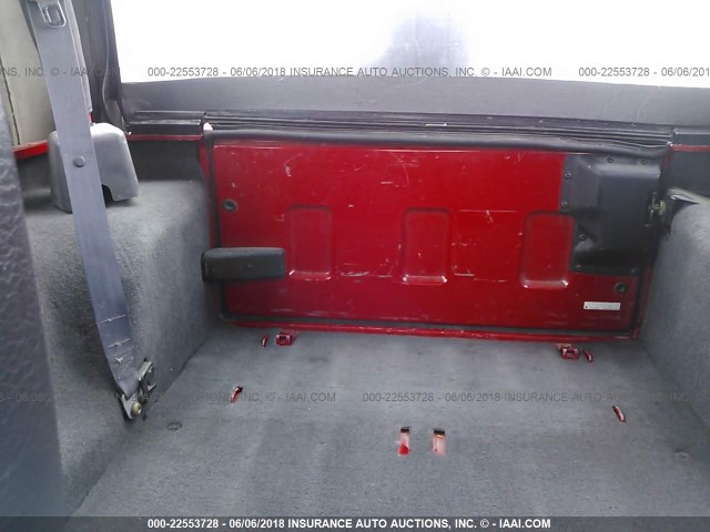 1J4FA39S82P776569 - 2002 JEEP WRANGLER / TJ X RED photo 8