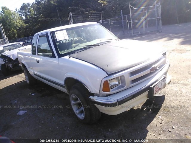 1GCCS19W4S8246798 - 1995 CHEVROLET S TRUCK S10 WHITE photo 1