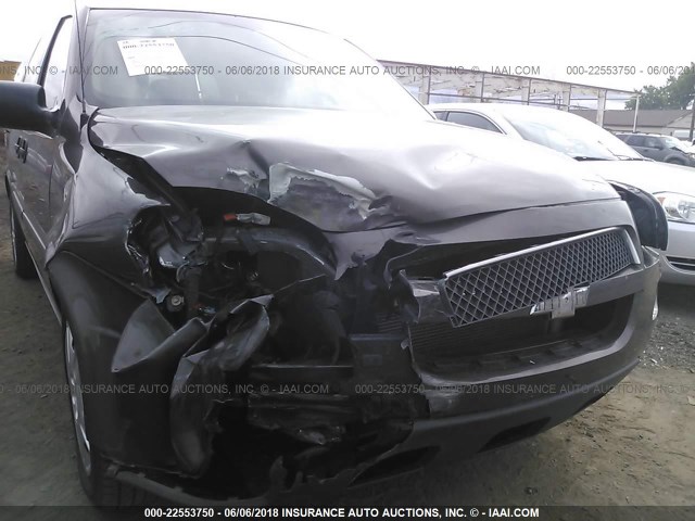 1GNDV23W08D174550 - 2008 CHEVROLET UPLANDER LS BROWN photo 6