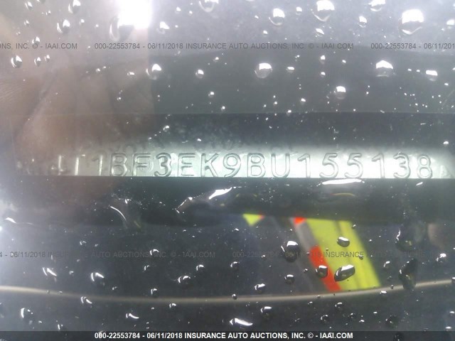 4T1BF3EK9BU155138 - 2011 TOYOTA CAMRY SE/LE/XLE GOLD photo 9