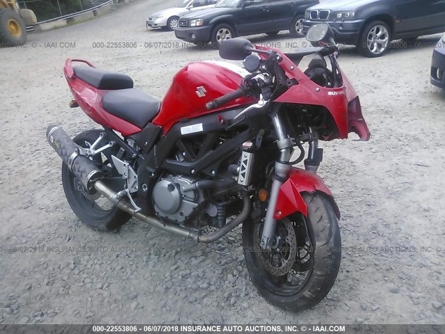 JS1VP53AX62102478 - 2006 SUZUKI SV650 RED photo 1