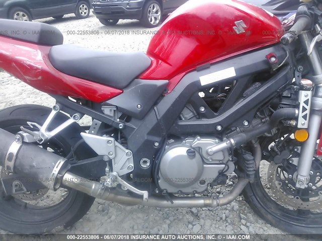 JS1VP53AX62102478 - 2006 SUZUKI SV650 RED photo 8