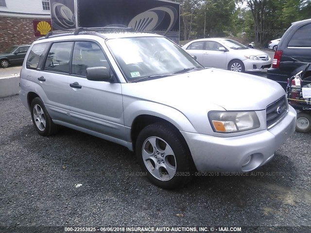 JF1SG65654H759437 - 2004 SUBARU FORESTER 2.5XS SILVER photo 1