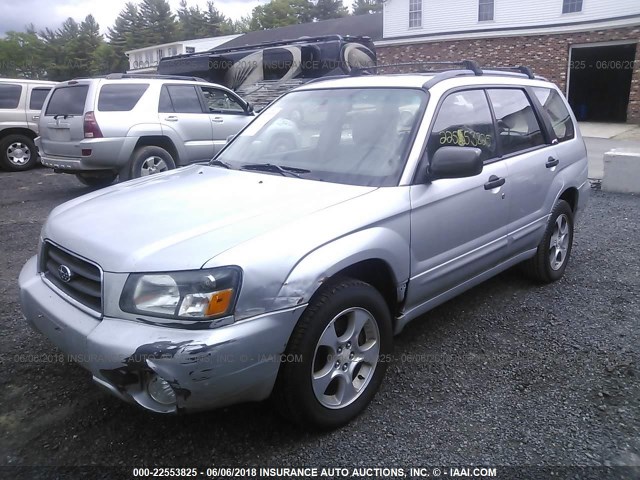JF1SG65654H759437 - 2004 SUBARU FORESTER 2.5XS SILVER photo 6