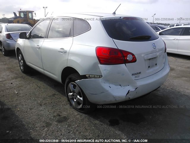 JN8AS58T09W047960 - 2009 NISSAN ROGUE S/SL WHITE photo 6