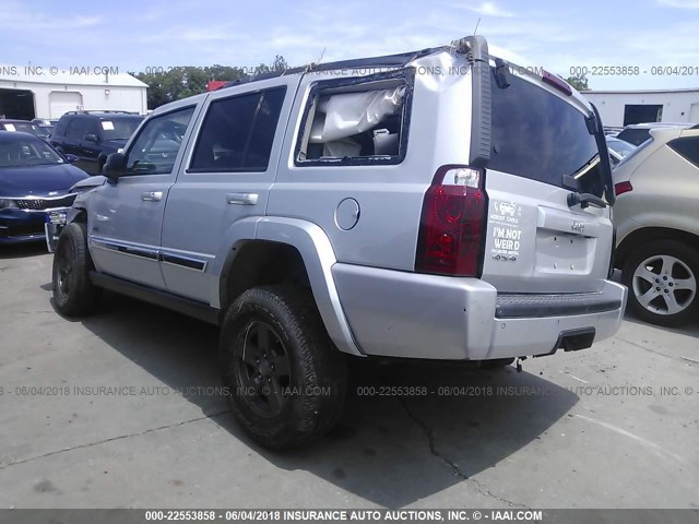 1J8HG48K06C355553 - 2006 JEEP COMMANDER SILVER photo 3