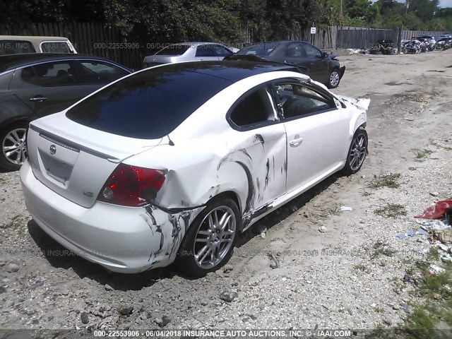 JTKDE177750059087 - 2005 TOYOTA SCION TC 白色 照片 4