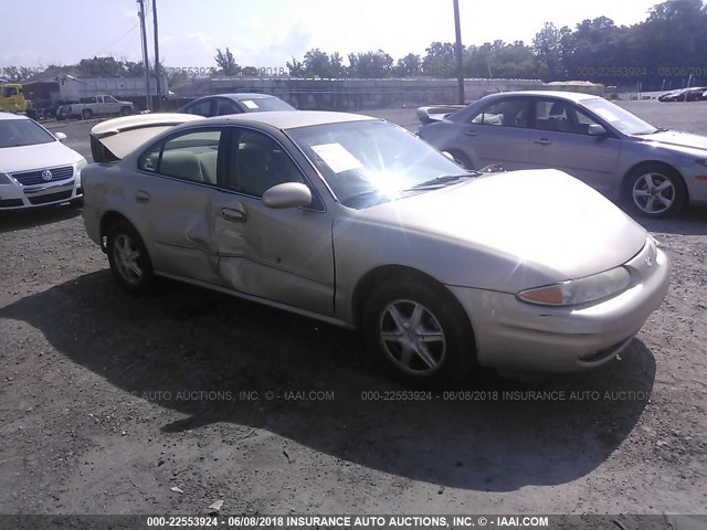 1G3NL52F42C122017 - 2002 OLDSMOBILE ALERO GL BEIGE photo 1