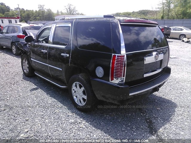 1GYFK63867R422217 - 2007 CADILLAC ESCALADE LUXURY BLACK photo 3