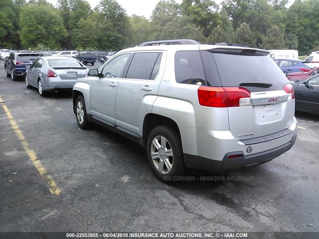 2GKFLWEK6F6249129 - 2015 GMC TERRAIN SLE SILVER photo 3