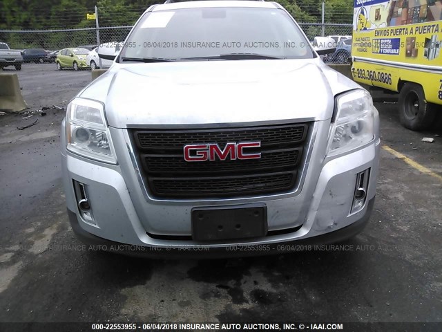 2GKFLWEK6F6249129 - 2015 GMC TERRAIN SLE SILVER photo 6