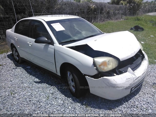1G1ZS53886F127318 - 2006 CHEVROLET MALIBU LS 白色 照片 1