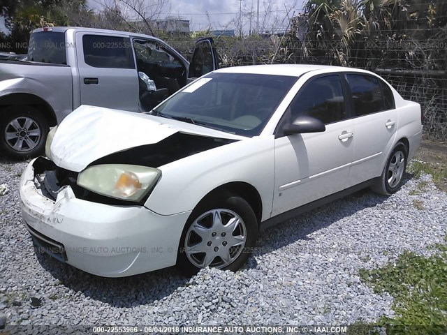 1G1ZS53886F127318 - 2006 CHEVROLET MALIBU LS 白色 照片 2