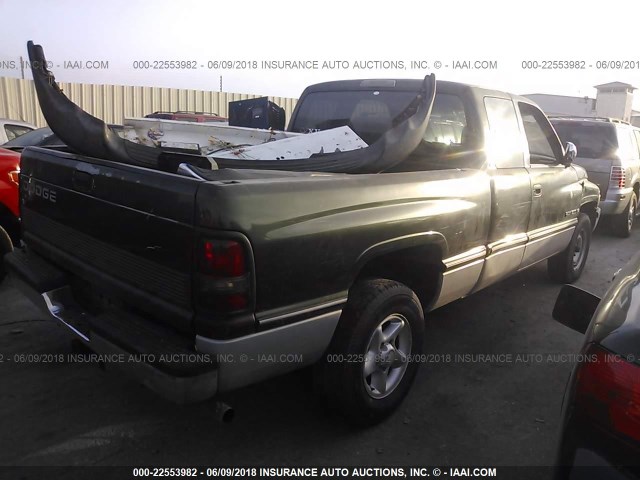 3B7HC13ZXVM577178 - 1997 DODGE RAM 1500 GREEN photo 4