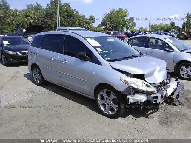 JM1CR29L890344555 - 2009 MAZDA 5 SILVER photo 1