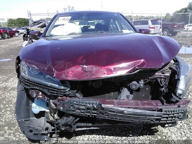 1HGCR2F51DA089872 - 2013 HONDA ACCORD SPORT ბურგუნდია ფოტო 6