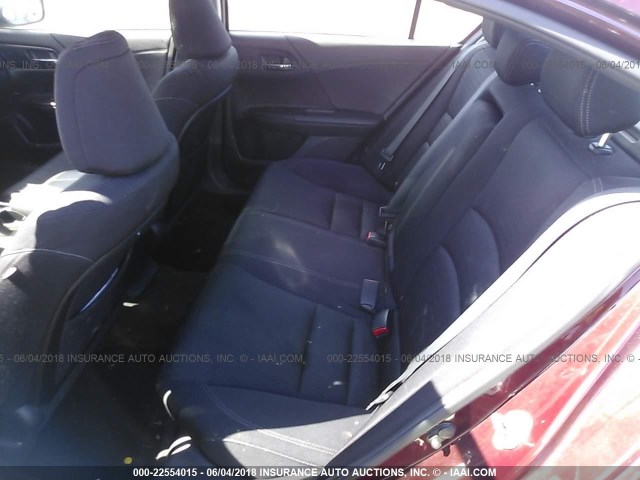 1HGCR2F51DA089872 - 2013 HONDA ACCORD SPORT BURGUNDY photo 8