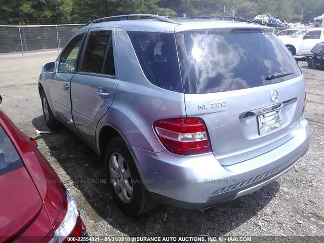 4JGBB86E06A102059 - 2006 MERCEDES-BENZ ML 350 GRAY photo 3