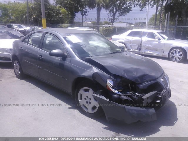 1G2ZF58B074232789 - 2007 PONTIAC G6 VALUE LEADER/BASE GRAY photo 1