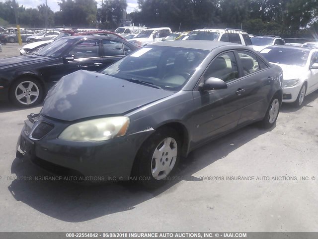 1G2ZF58B074232789 - 2007 PONTIAC G6 VALUE LEADER/BASE GRAY photo 2